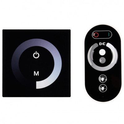 Dimmer Τοίχου με Controller Touch για Ταινία LED Μονόχρωμη 12A 12-24V DC 30-33600